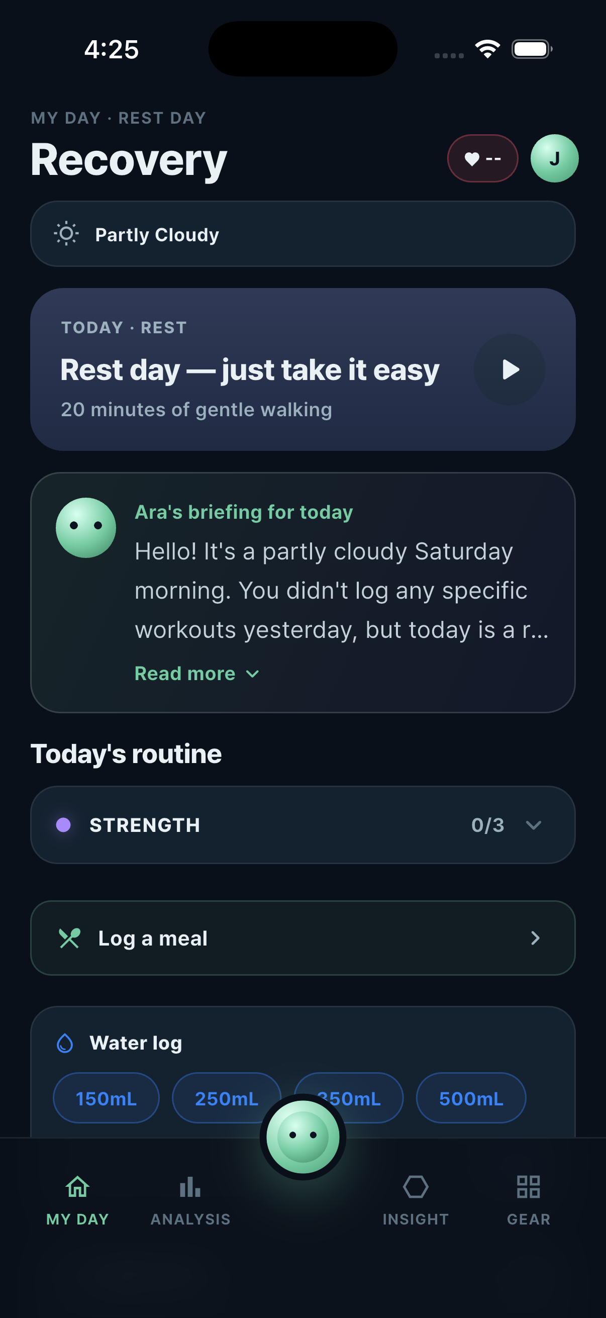 MY DAY — today's feed